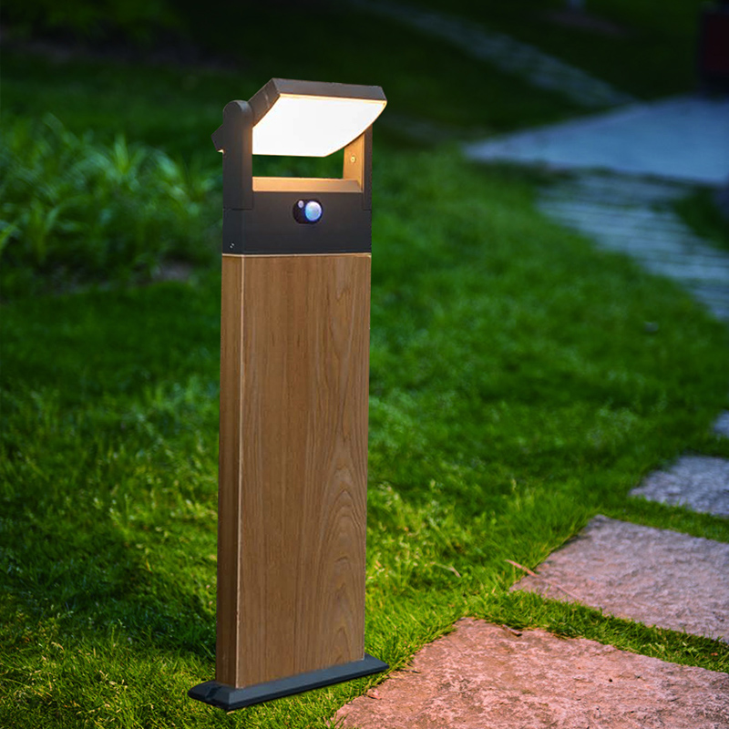 Rotating aluminum high quality solar lawn light 15131-SOLAR