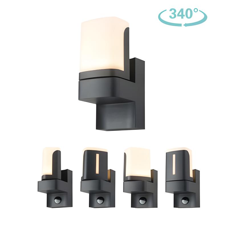 Rotatable infrared induction outdoor wall light 5941-PIR