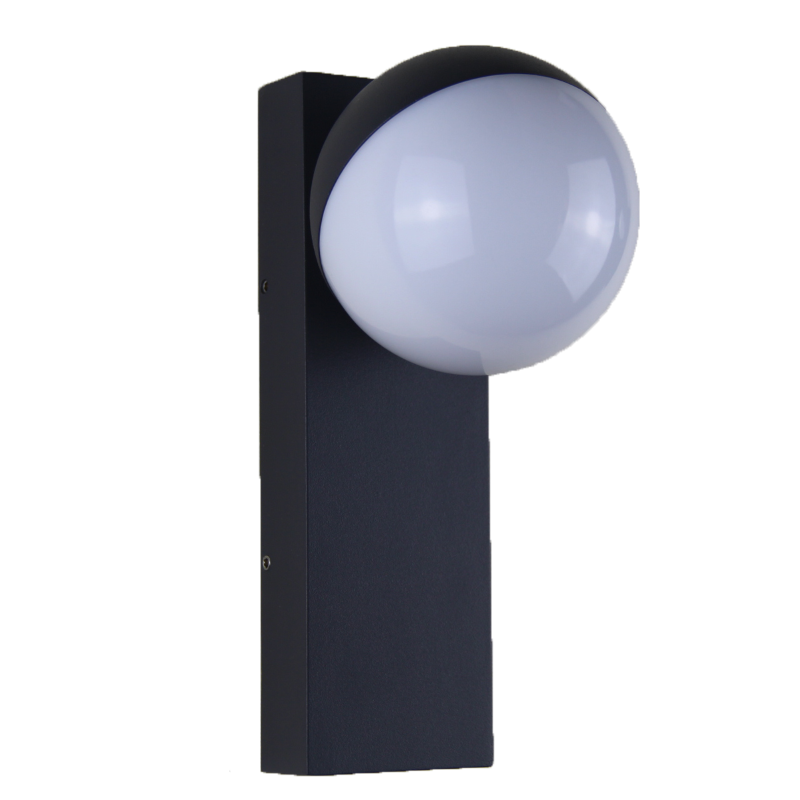 Round ball half PC cover design LED wall light 5891